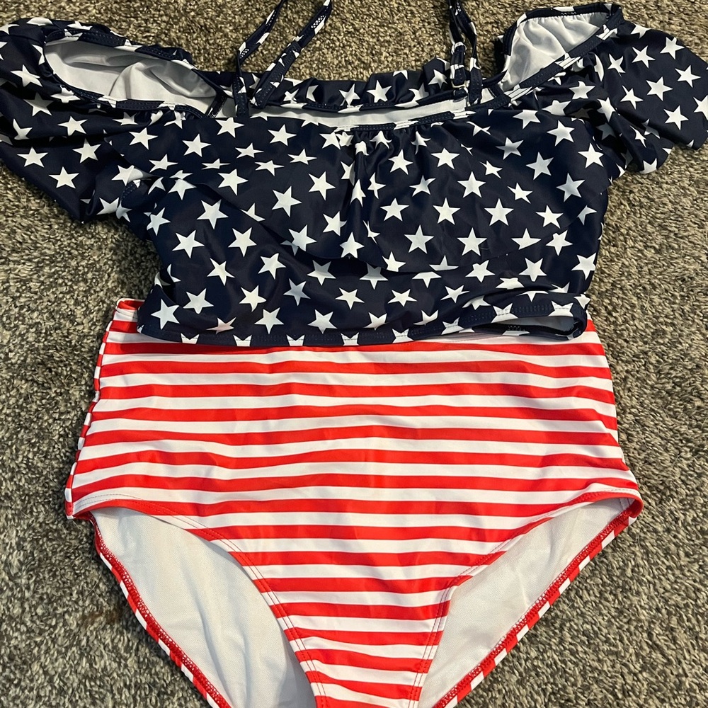 Star and Stripe Swimsuit
